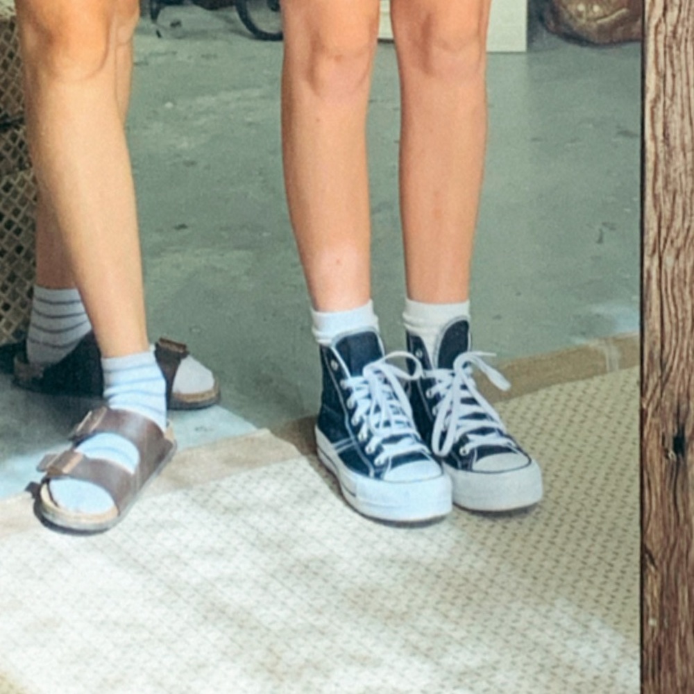 I have worn these shoes twice. They are cute for dressing up or down.